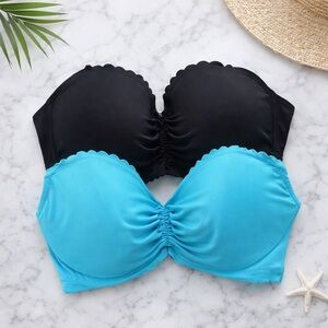 Victoria's Secret Black and Blue Bikini tops